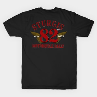 82nd Sturgis motorcycle rally 2022 - retro style T-Shirt